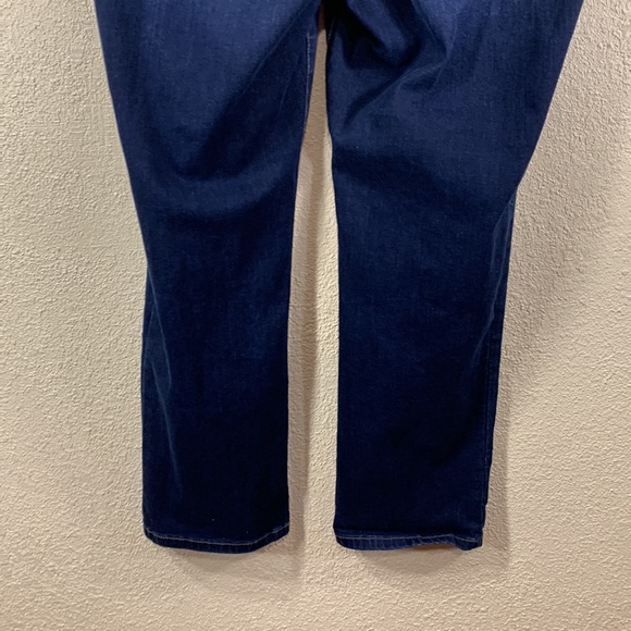 Lee Plus Denim Jeans Pants Blue Straight Leg Mid Rise Flex Motion 22W Me… - Picture 7 of 14